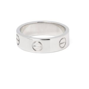 18K White Gold size 6/52 Iconic CARTIER LOVE RING